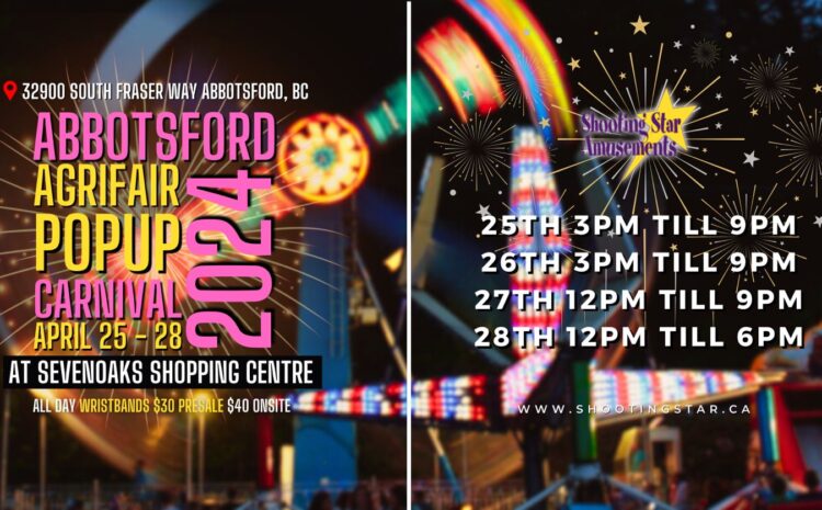 Abbotsford Agrifair Pop Up Carnival 2024