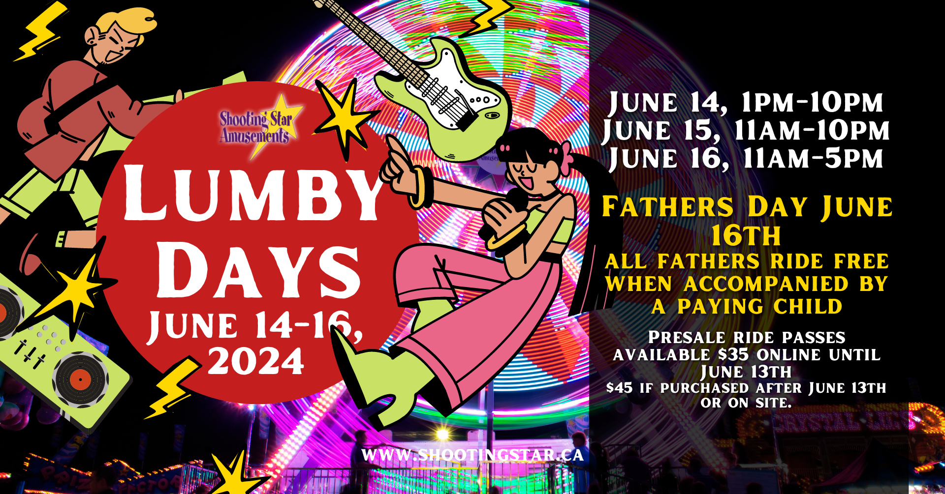 Lumby Days 2024 - Shooting Star Amusements