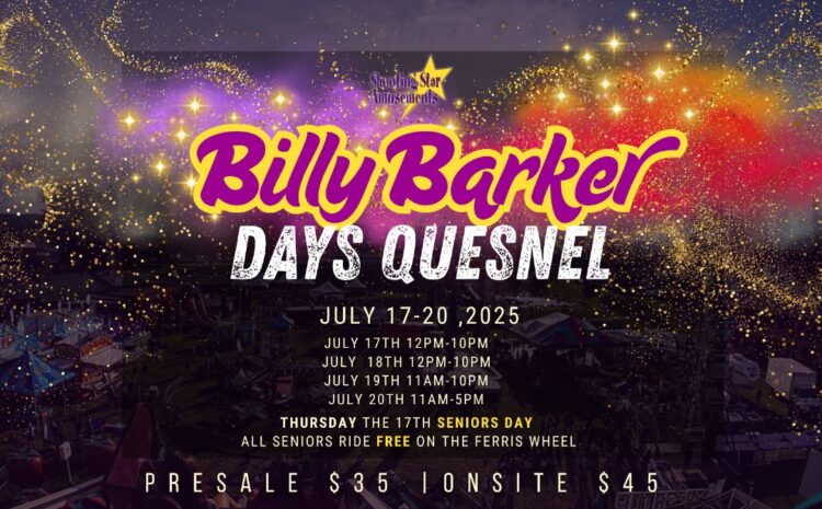 Billy Barker Days 2025 Quesnel