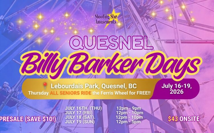 Quesnel Billy Barker Days 2026